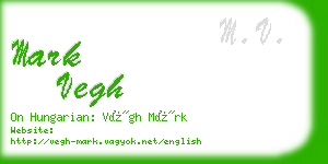 mark vegh business card